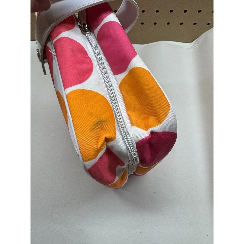 Lancome Hanging Cosmetic Travel Organizer Polka Dot Makeup Toiletry Bag